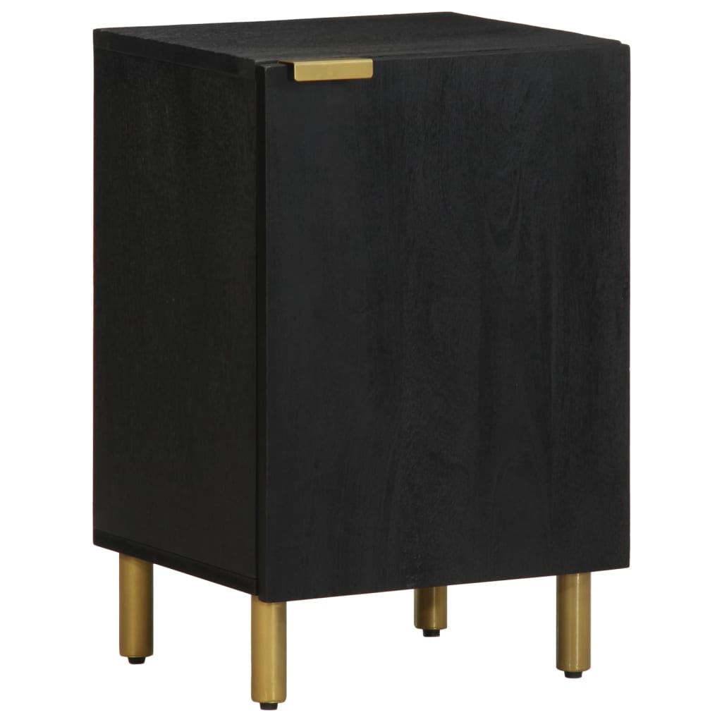 vidaXL Set mobilier de baie, 5 piese, negru, lemn prelucrat