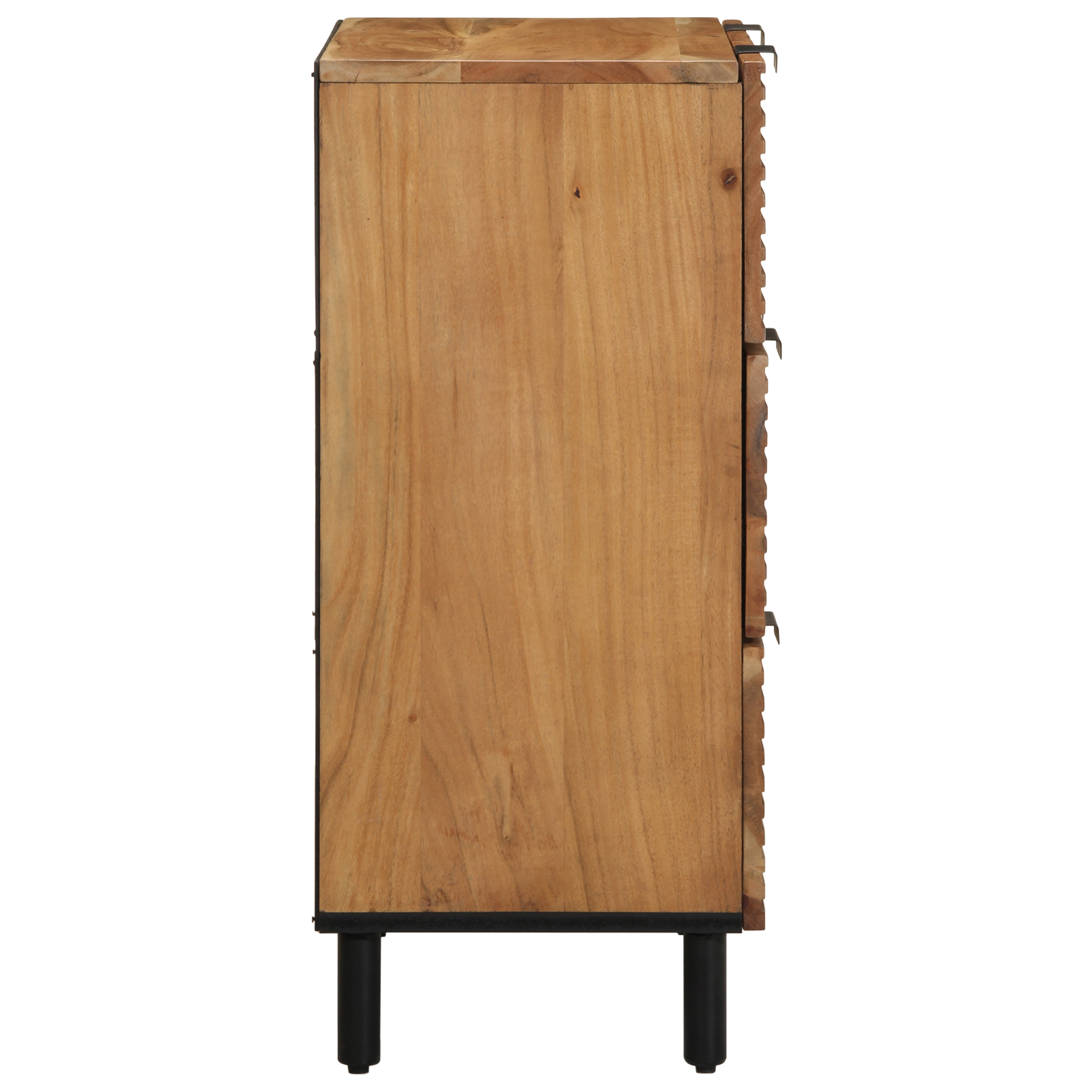vidaXL Bufet 2 pcs Maro 60 x 33 x 75 cm Lemn masiv de acacia vidaXL Bufet 2 pcs Maro 60 x 33 x 75 cm Lemn masiv de acacia