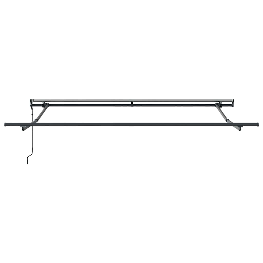 vidaXL Copertina retractabilă automat, maro, 300x250 cm