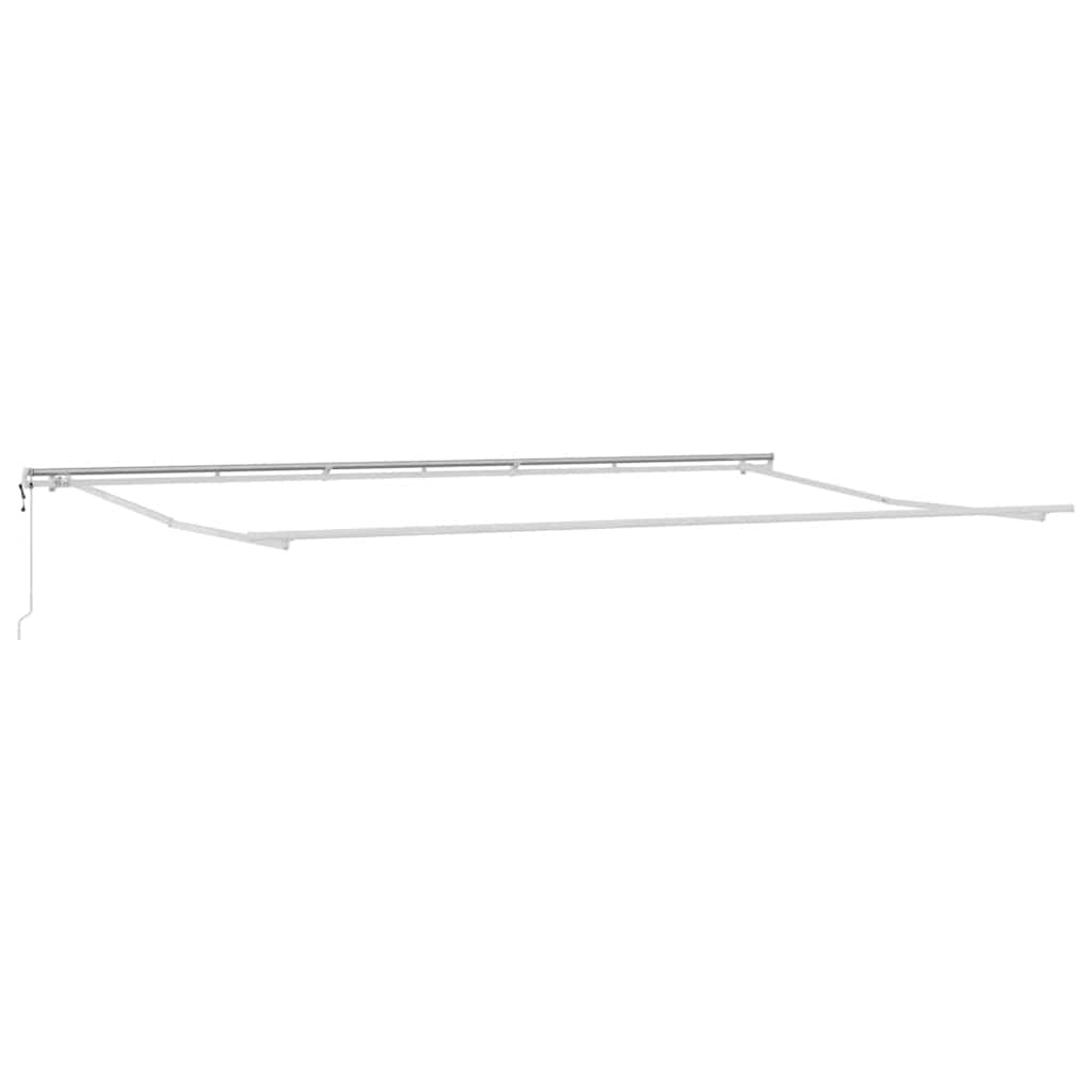 vidaXL Copertină retractabilă automat, maro, 600x300 cm