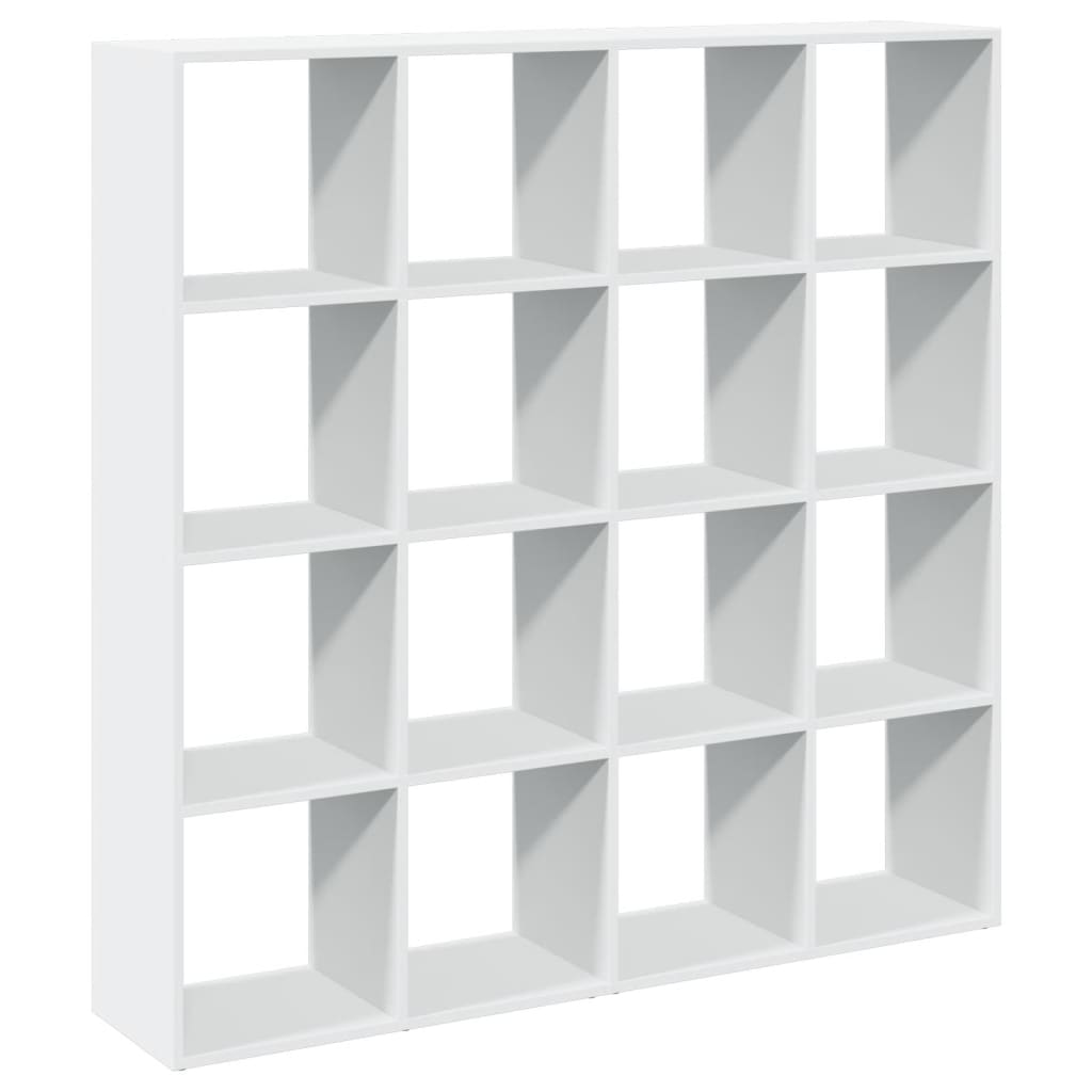 vidaXL Bibliotecă, alb, 137,5x29x137,5 cm, lemn prelucrat vidaXL Bibliotecă, alb, 137,5x29x137,5 cm, lemn prelucrat
