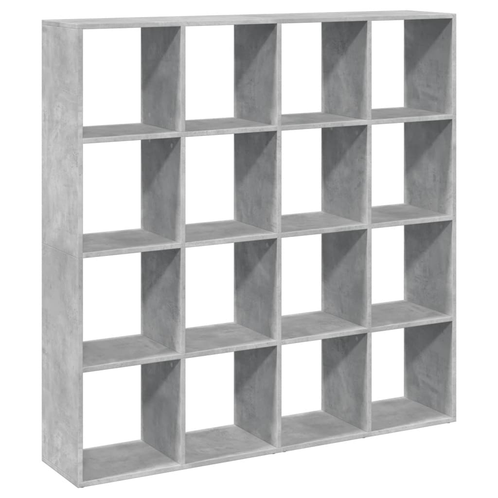 vidaXL Bibliotecă, gri beton, 137,5x29x137,5 cm, lemn prelucrat vidaXL Bibliotecă, gri beton, 137,5x29x137,5 cm, lemn prelucrat