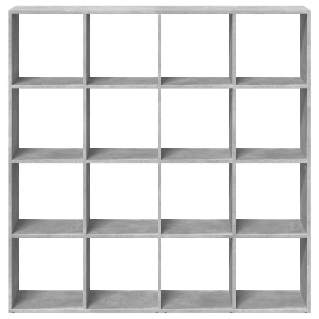 vidaXL Bibliotecă, gri beton, 137,5x29x137,5 cm, lemn prelucrat vidaXL Bibliotecă, gri beton, 137,5x29x137,5 cm, lemn prelucrat