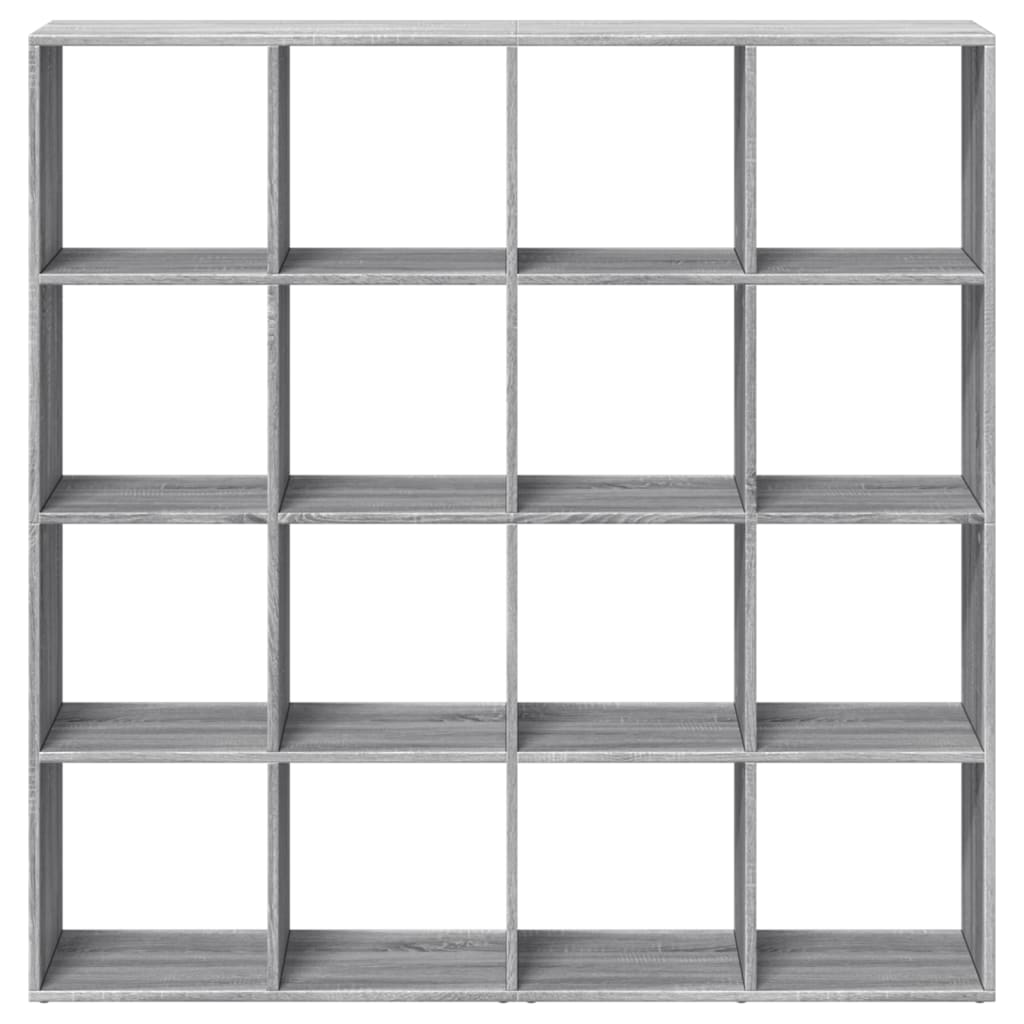 vidaXL Bibliotecă, gri sonoma, 137,5x29x137,5 cm, lemn prelucrat vidaXL Bibliotecă, gri sonoma, 137,5x29x137,5 cm, lemn prelucrat