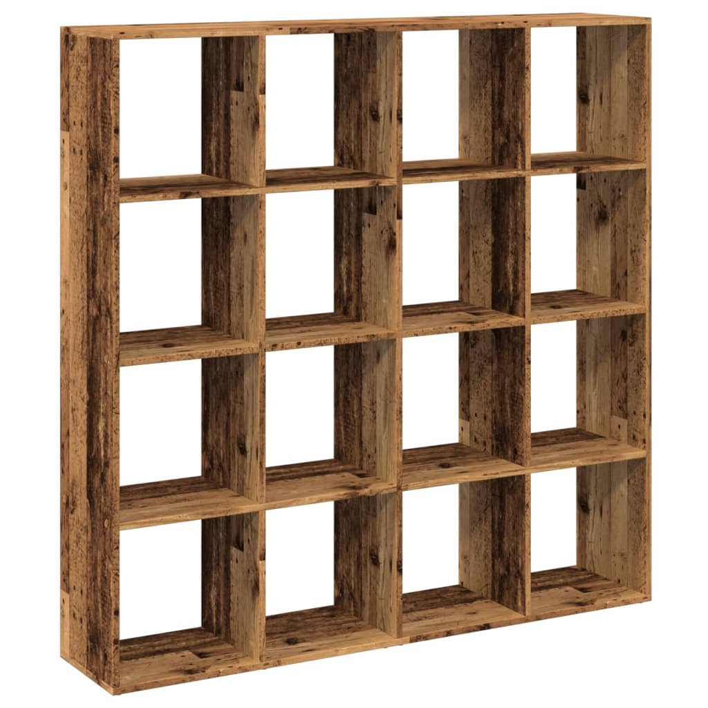 vidaXL Bibliotecă, lemn vechi, 137,5x29x137,5 cm, lemn prelucrat vidaXL Bibliotecă, lemn vechi, 137,5x29x137,5 cm, lemn prelucrat