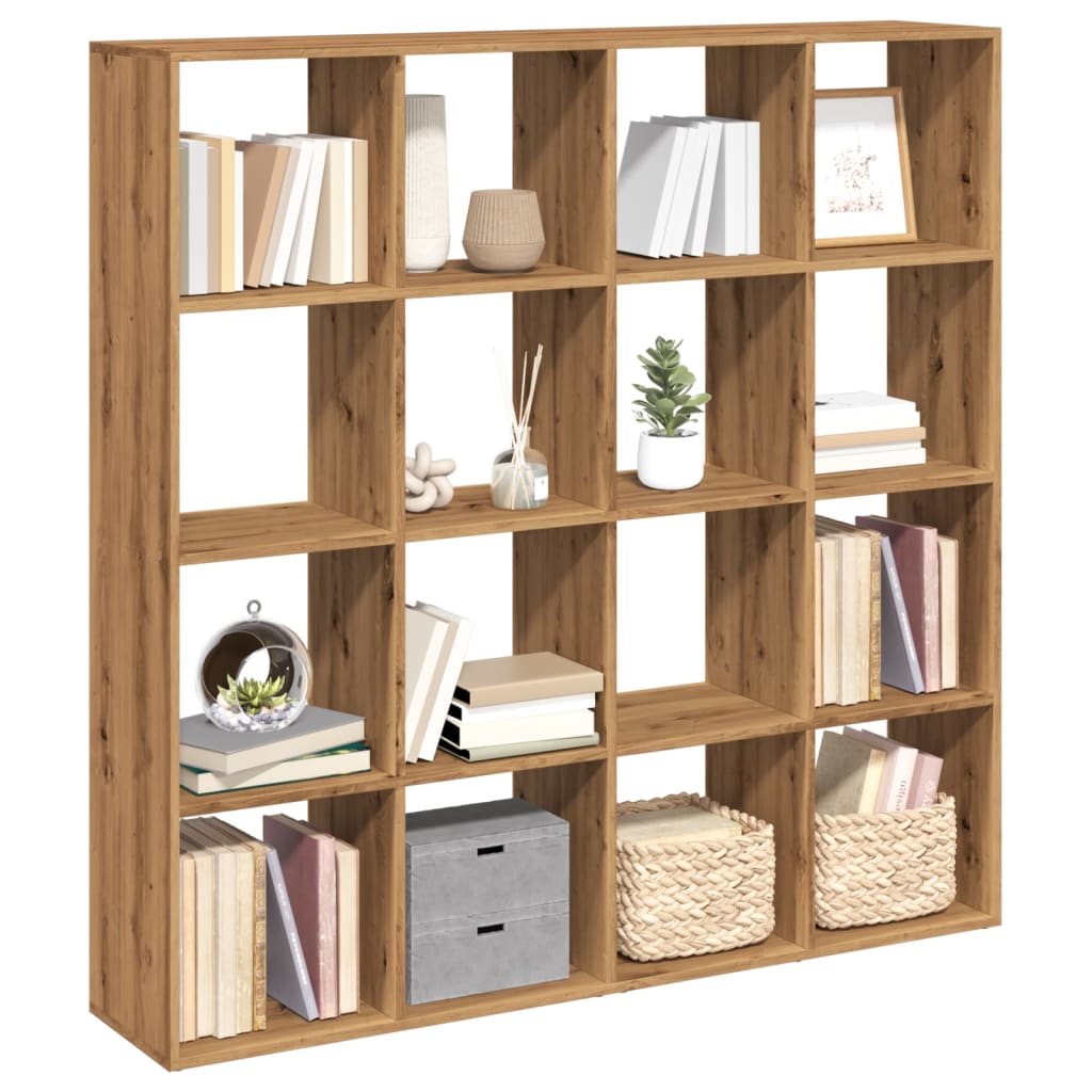 vidaXL Bibliotecă, stejar artizanal, 137,5x29x137,5 cm, lemn prelucrat vidaXL Bibliotecă, stejar artizanal, 137,5x29x137,5 cm, lemn prelucrat