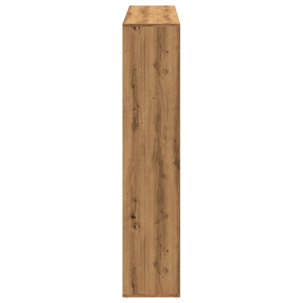 vidaXL Bibliotecă, stejar artizanal, 137,5x29x137,5 cm, lemn prelucrat vidaXL Bibliotecă, stejar artizanal, 137,5x29x137,5 cm, lemn prelucrat