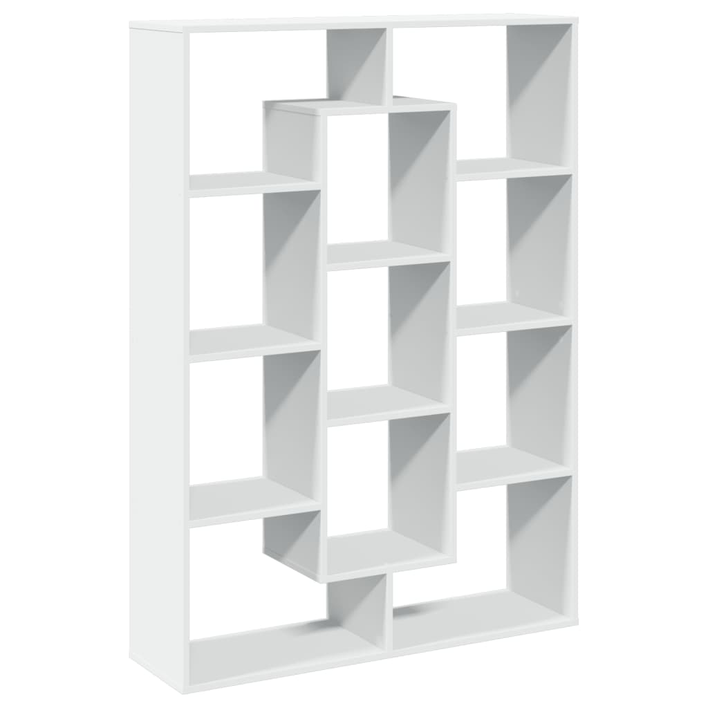 vidaXL Bibliotecă, alb, 102x29x143 cm, lemn prelucrat vidaXL Bibliotecă, alb, 102x29x143 cm, lemn prelucrat