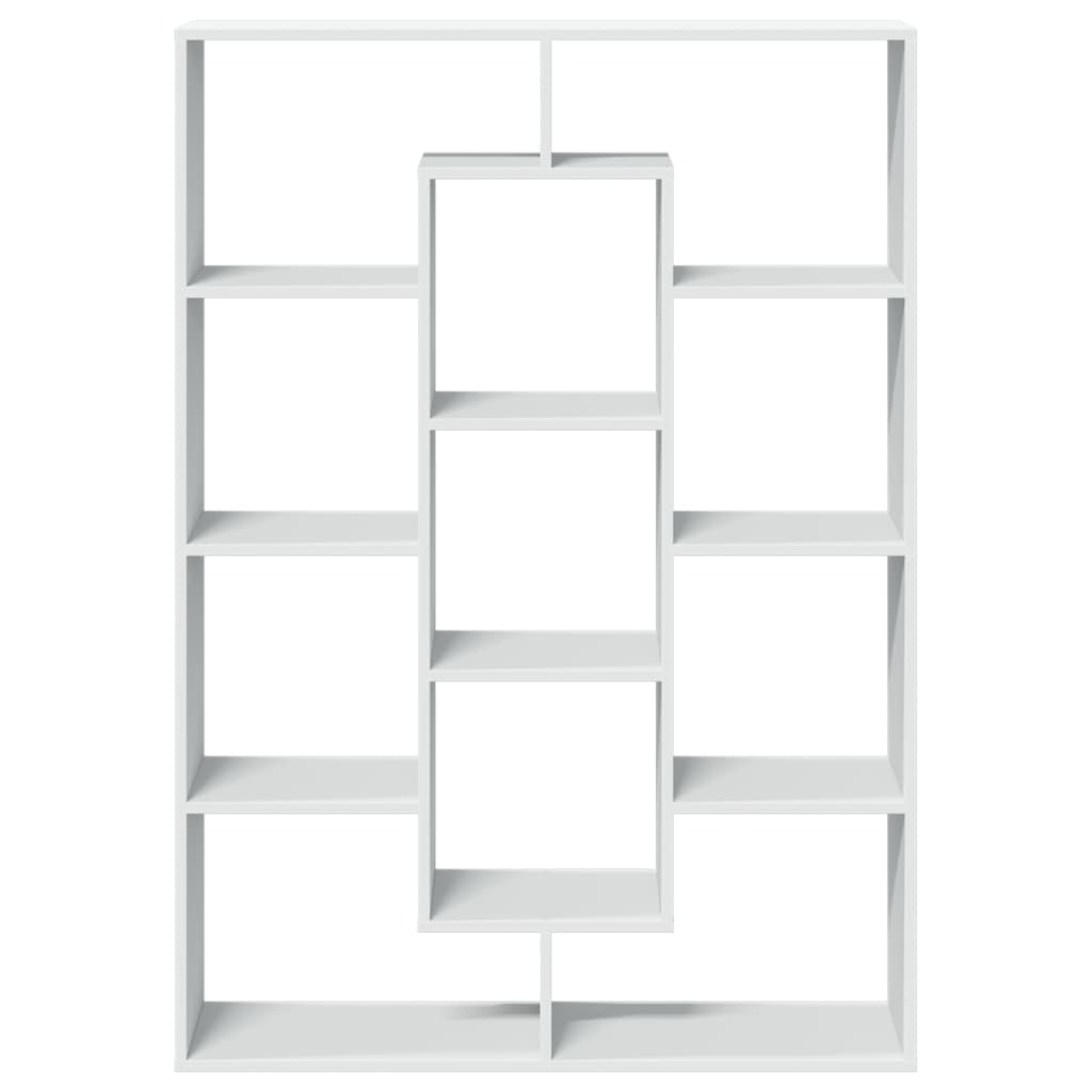 vidaXL Bibliotecă, alb, 102x29x143 cm, lemn prelucrat vidaXL Bibliotecă, alb, 102x29x143 cm, lemn prelucrat