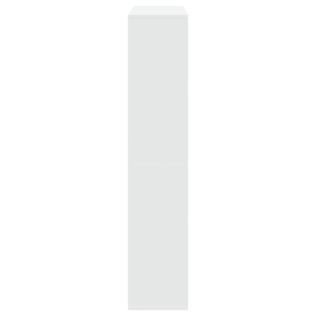 vidaXL Bibliotecă, alb, 102x29x143 cm, lemn prelucrat vidaXL Bibliotecă, alb, 102x29x143 cm, lemn prelucrat