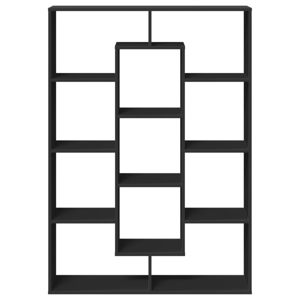 vidaXL Bibliotecă, negru, 102x29x143 cm, lemn prelucrat vidaXL Bibliotecă, negru, 102x29x143 cm, lemn prelucrat