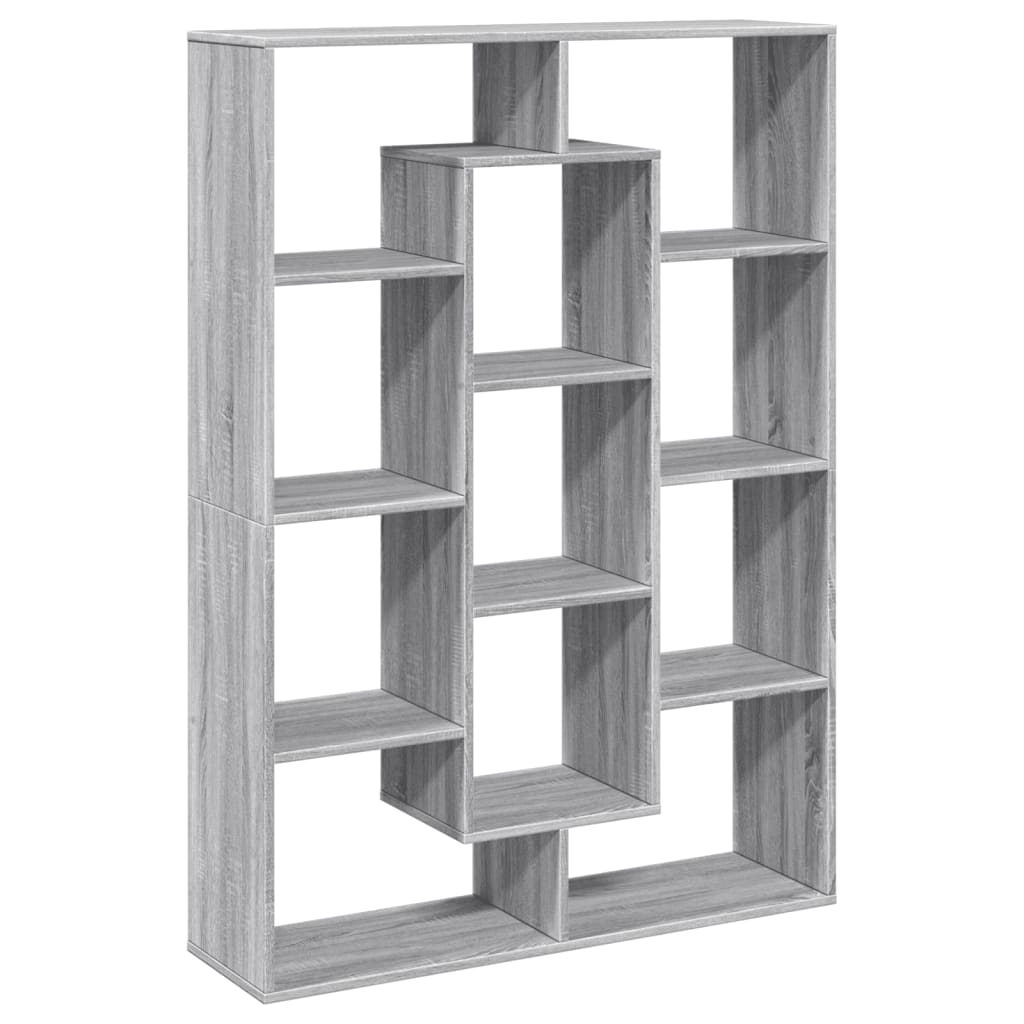 vidaXL Bibliotecă, gri sonoma, 102x29x143 cm, lemn prelucrat vidaXL Bibliotecă, gri sonoma, 102x29x143 cm, lemn prelucrat