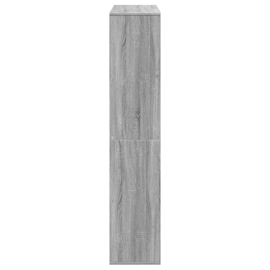 vidaXL Bibliotecă, gri sonoma, 102x29x143 cm, lemn prelucrat vidaXL Bibliotecă, gri sonoma, 102x29x143 cm, lemn prelucrat