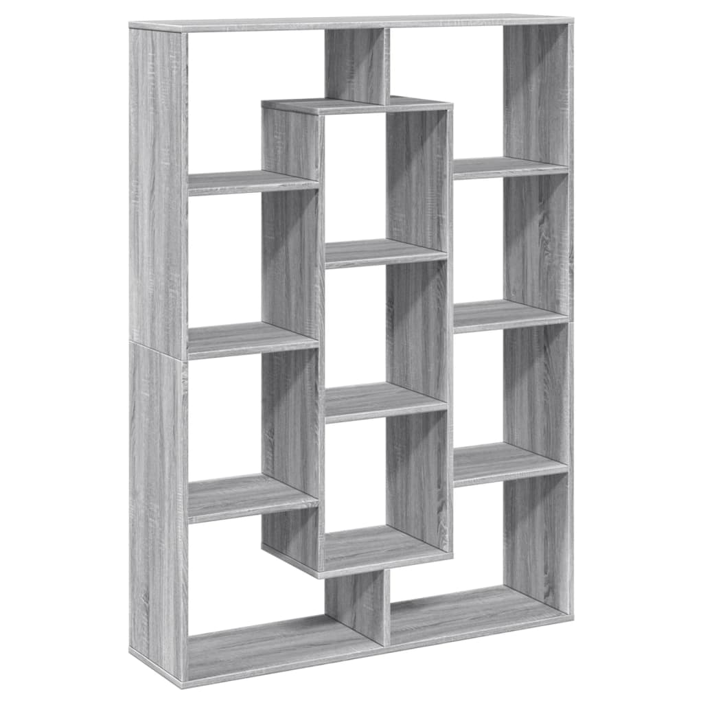 vidaXL Bibliotecă, gri sonoma, 102x29x143 cm, lemn prelucrat vidaXL Bibliotecă, gri sonoma, 102x29x143 cm, lemn prelucrat