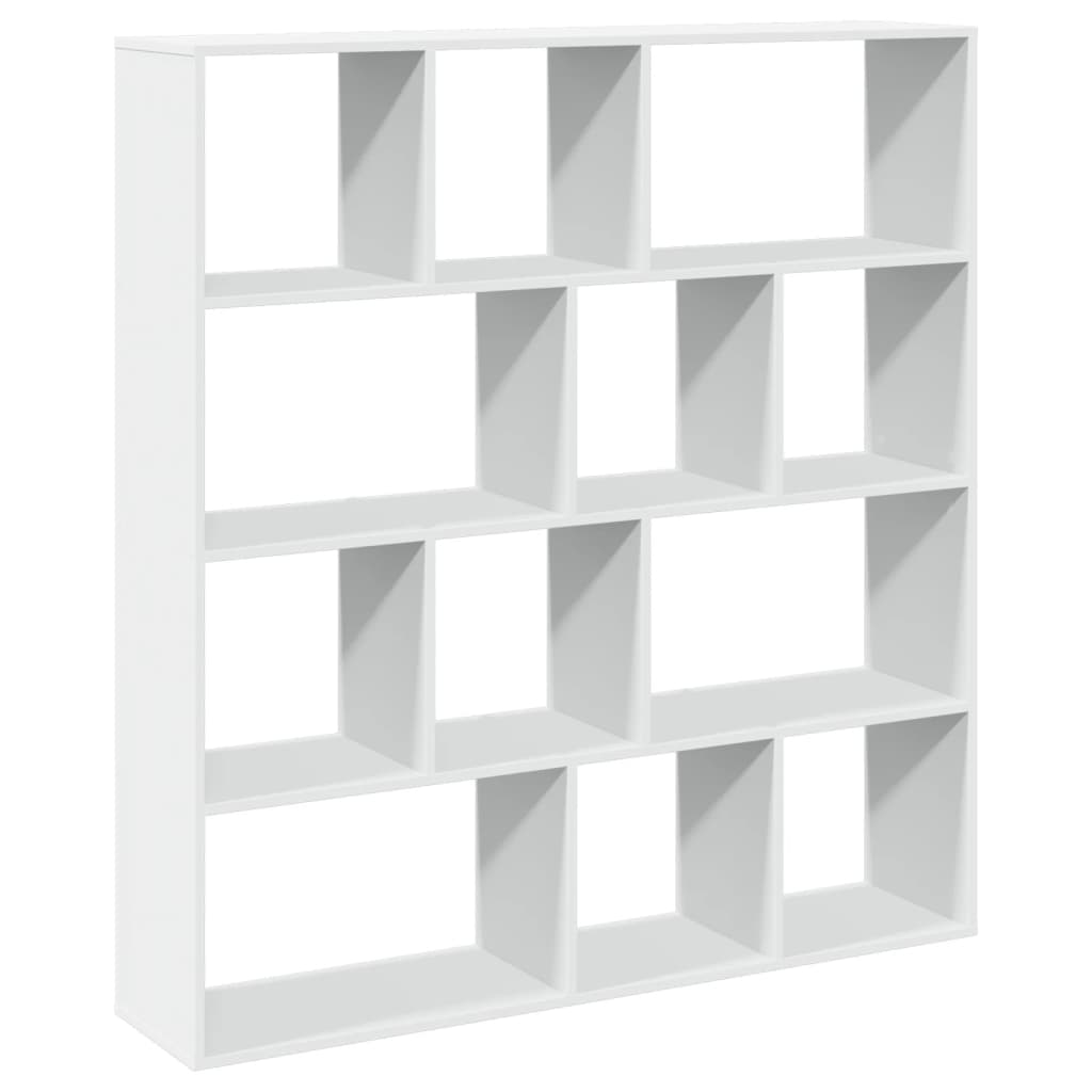 vidaXL Bibliotecă, alb, 132x29x141,5 cm, lemn prelucrat vidaXL Bibliotecă, alb, 132x29x141,5 cm, lemn prelucrat