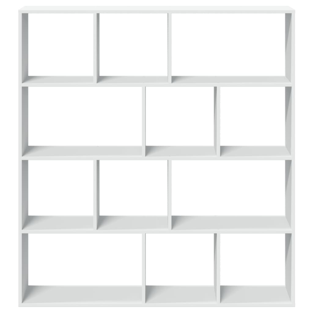 vidaXL Bibliotecă, alb, 132x29x141,5 cm, lemn prelucrat vidaXL Bibliotecă, alb, 132x29x141,5 cm, lemn prelucrat