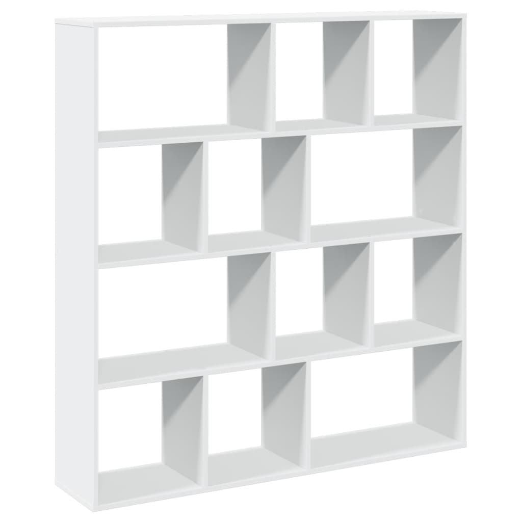 vidaXL Bibliotecă, alb, 132x29x141,5 cm, lemn prelucrat vidaXL Bibliotecă, alb, 132x29x141,5 cm, lemn prelucrat