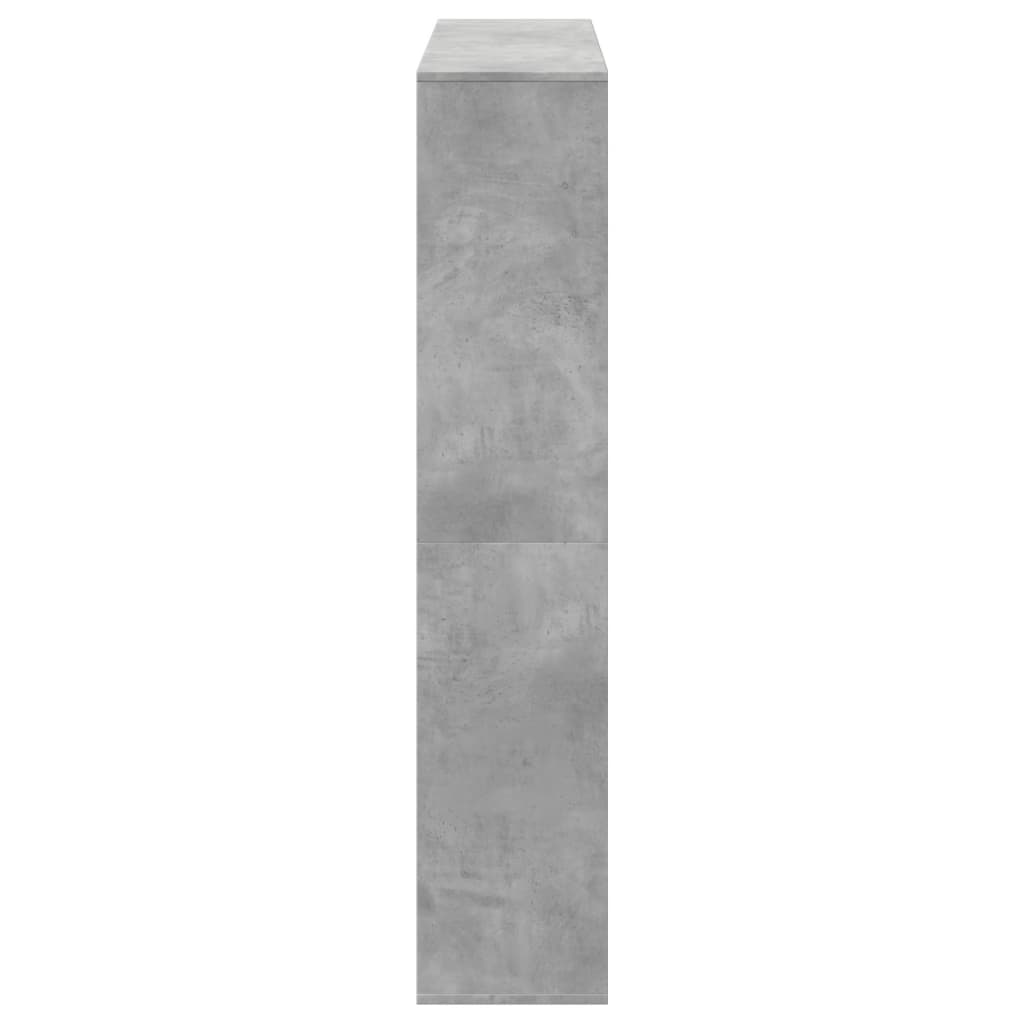 vidaXL Bibliotecă, gri beton, 132x29x141,5 cm, lemn prelucrat vidaXL Bibliotecă, gri beton, 132x29x141,5 cm, lemn prelucrat