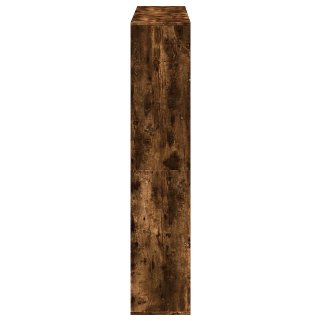 vidaXL Bibliotecă, stejar fumuriu, 132x29x141,5 cm, lemn prelucrat vidaXL Bibliotecă, stejar fumuriu, 132x29x141,5 cm, lemn prelucrat