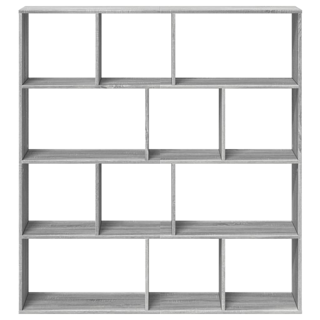 vidaXL Bibliotecă, gri sonoma, 132x29x141,5 cm, lemn prelucrat vidaXL Bibliotecă, gri sonoma, 132x29x141,5 cm, lemn prelucrat