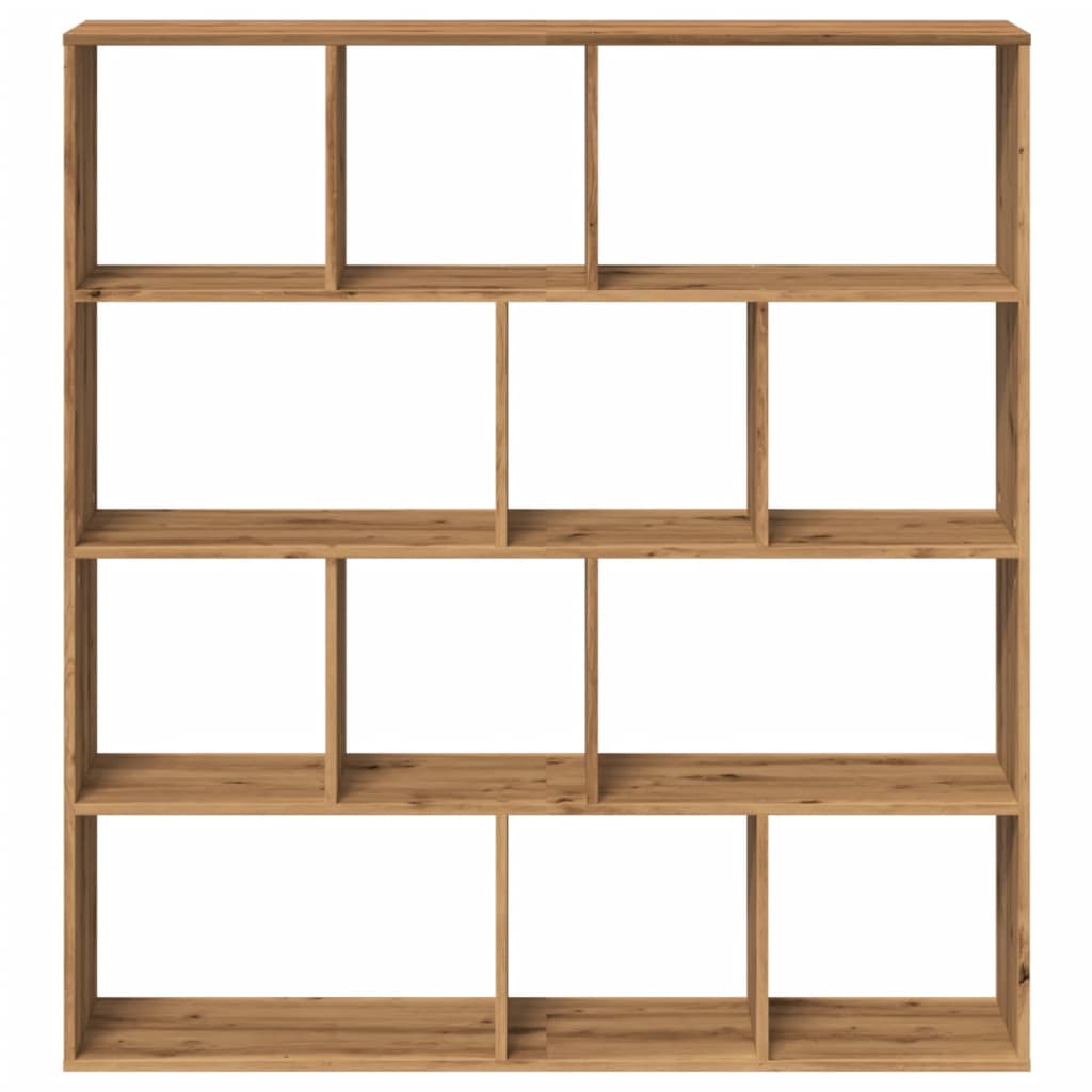 vidaXL Bibliotecă, stejar artizanal, 132x29x141,5 cm, lemn prelucrat vidaXL Bibliotecă, stejar artizanal, 132x29x141,5 cm, lemn prelucrat