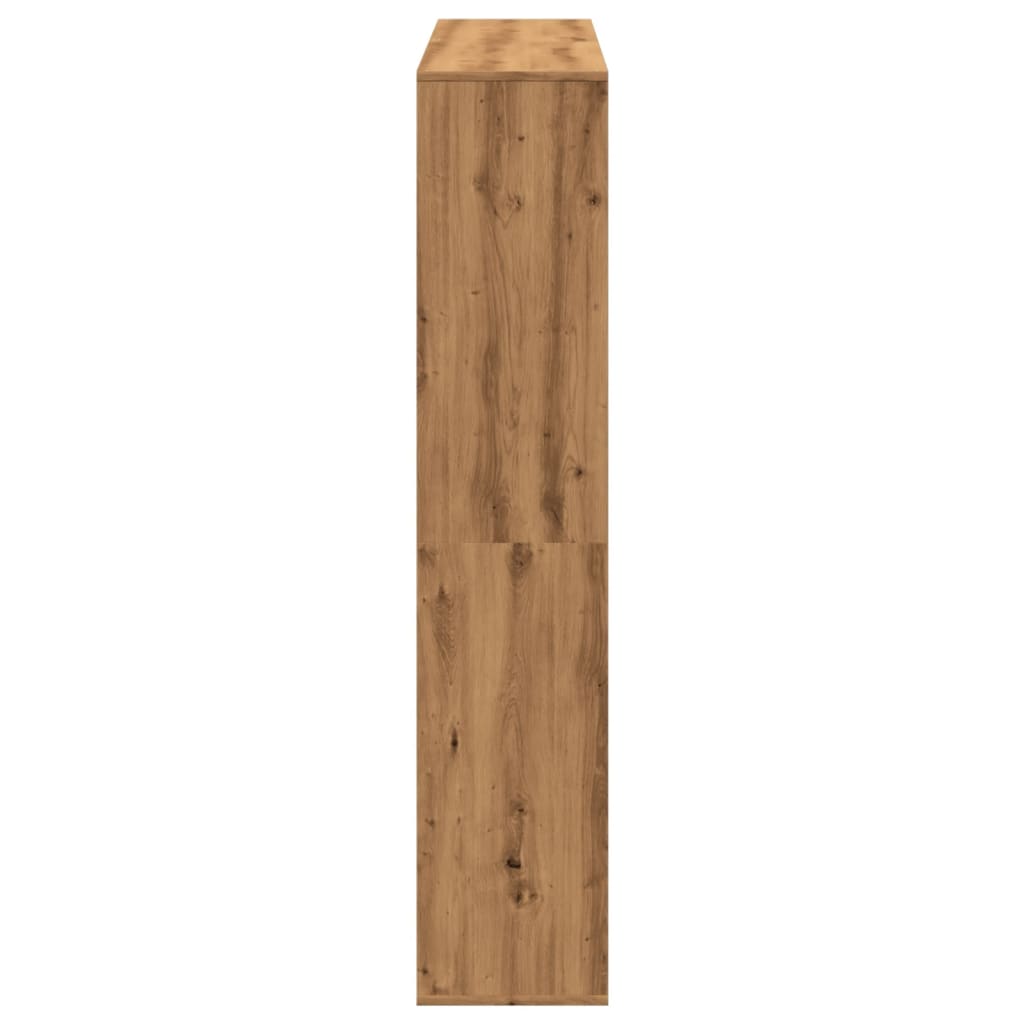 vidaXL Bibliotecă, stejar artizanal, 132x29x141,5 cm, lemn prelucrat vidaXL Bibliotecă, stejar artizanal, 132x29x141,5 cm, lemn prelucrat
