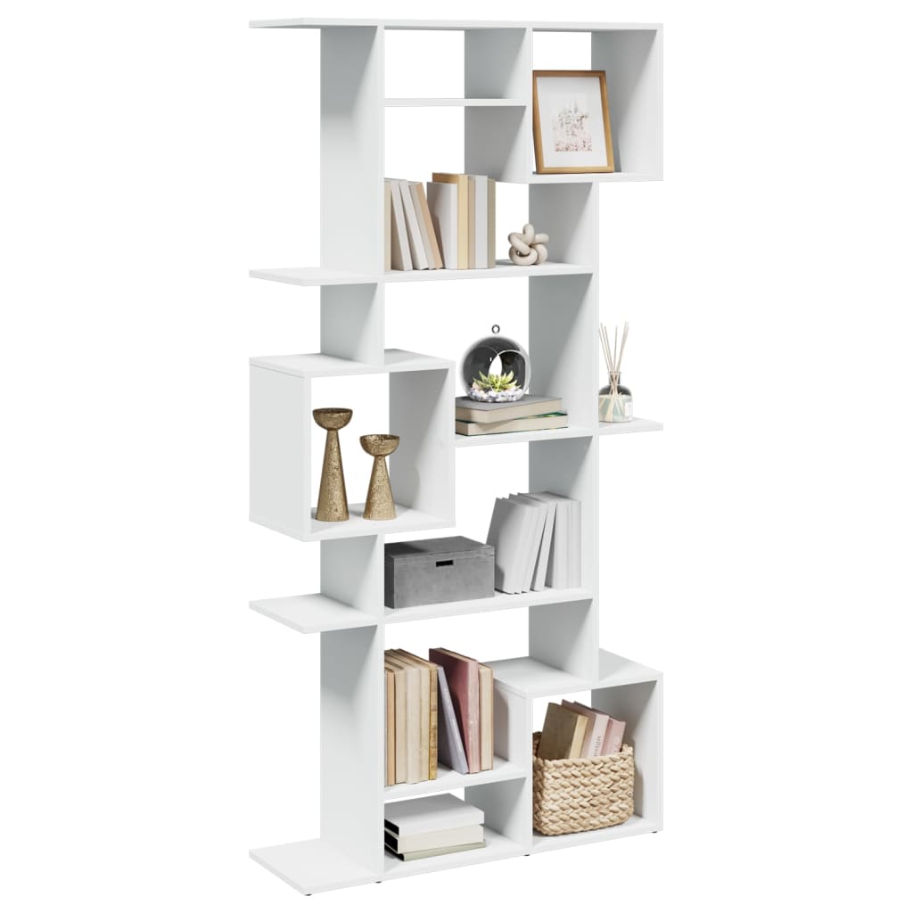 vidaXL Bibliotecă, alb, 92x29x188 cm, lemn prelucrat vidaXL Bibliotecă, alb, 92x29x188 cm, lemn prelucrat