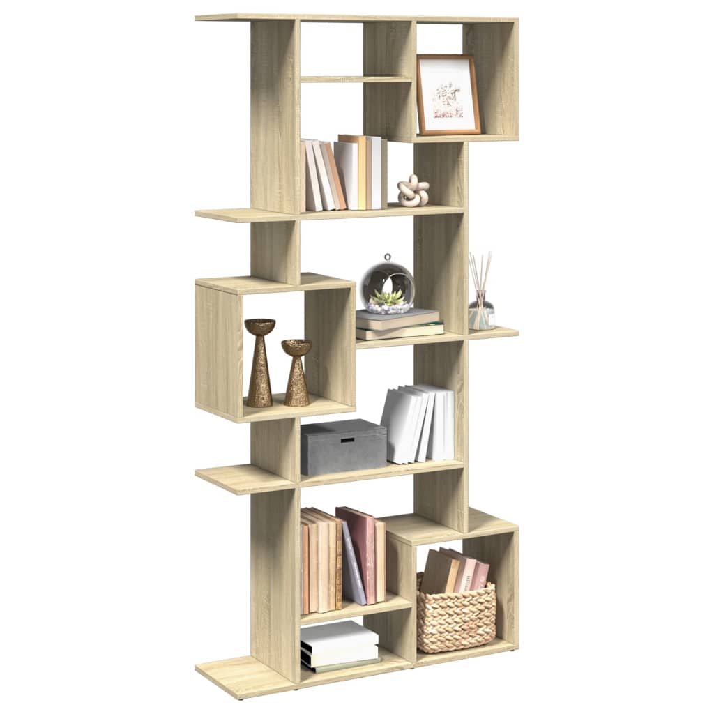 vidaXL Dulap cu cărți stejar Sonoma 92x29x188 cm lemn prelucrat vidaXL Dulap cu cărți stejar Sonoma 92x29x188 cm lemn prelucrat