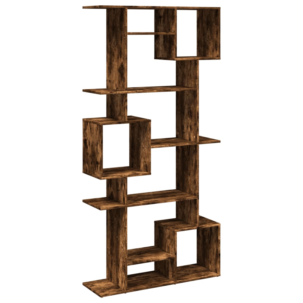 vidaXL Bibliotecă, stejar fumuriu, 92x29x188 cm, lemn prelucrat