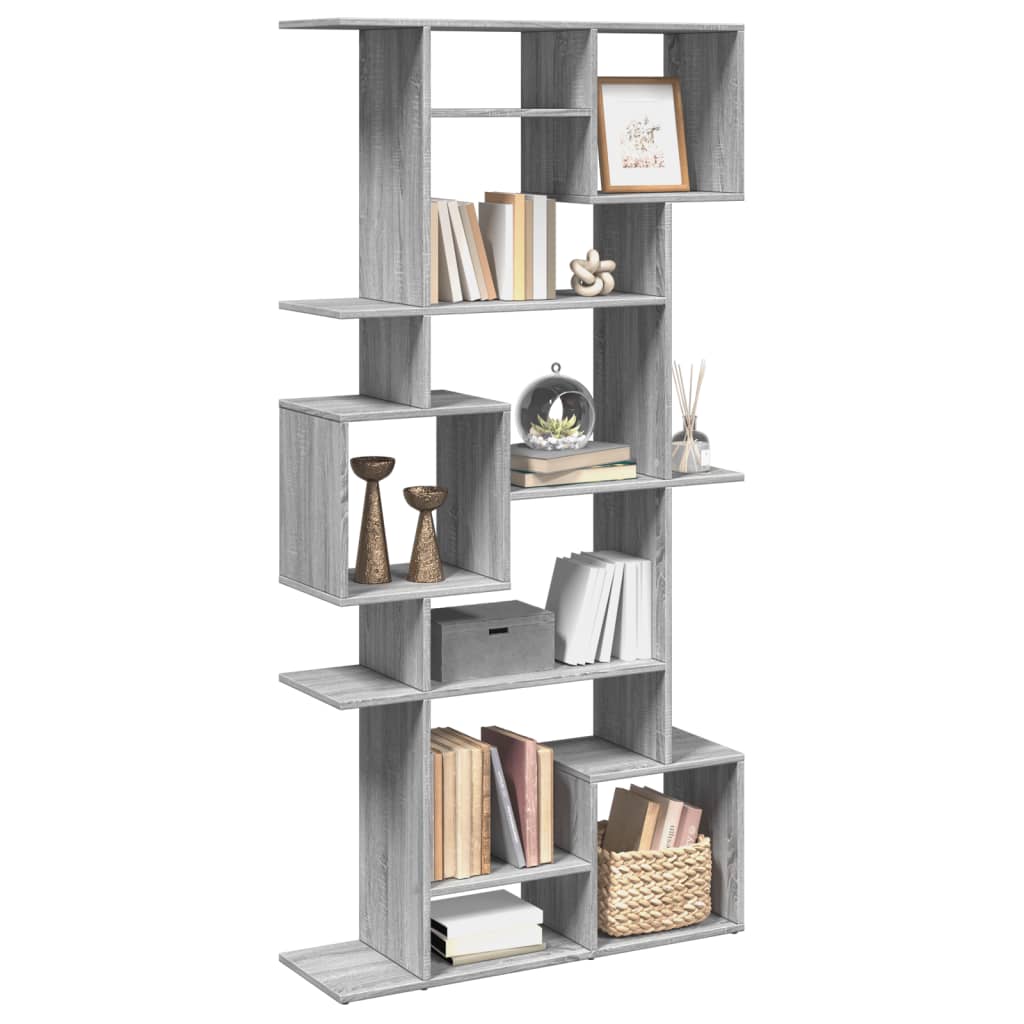 vidaXL Bibliotecă, gri sonoma, 92x29x188 cm, lemn prelucrat vidaXL Bibliotecă, gri sonoma, 92x29x188 cm, lemn prelucrat