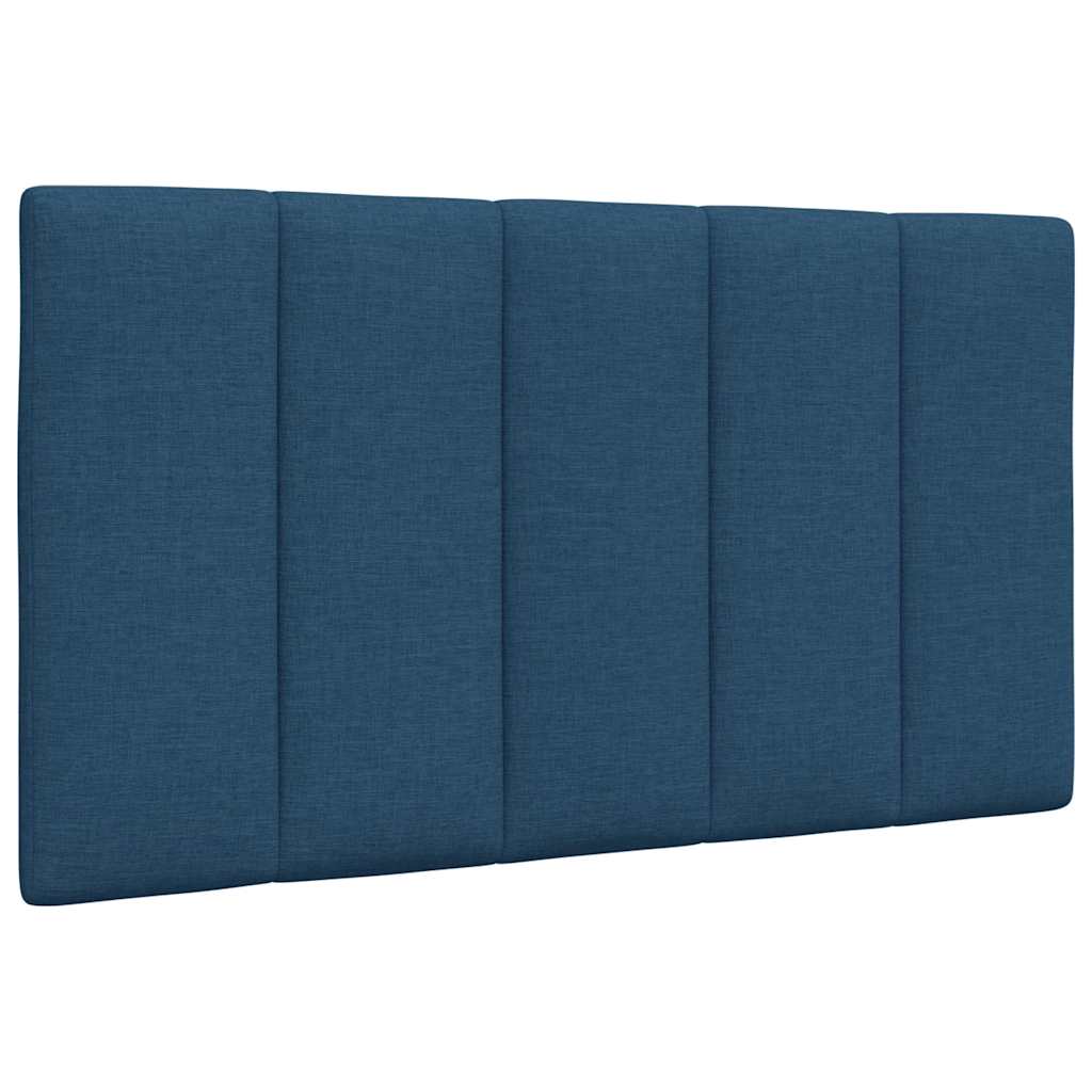 vidaXL Cadru de pat fără saltea țesătură albastră 80x200 cm