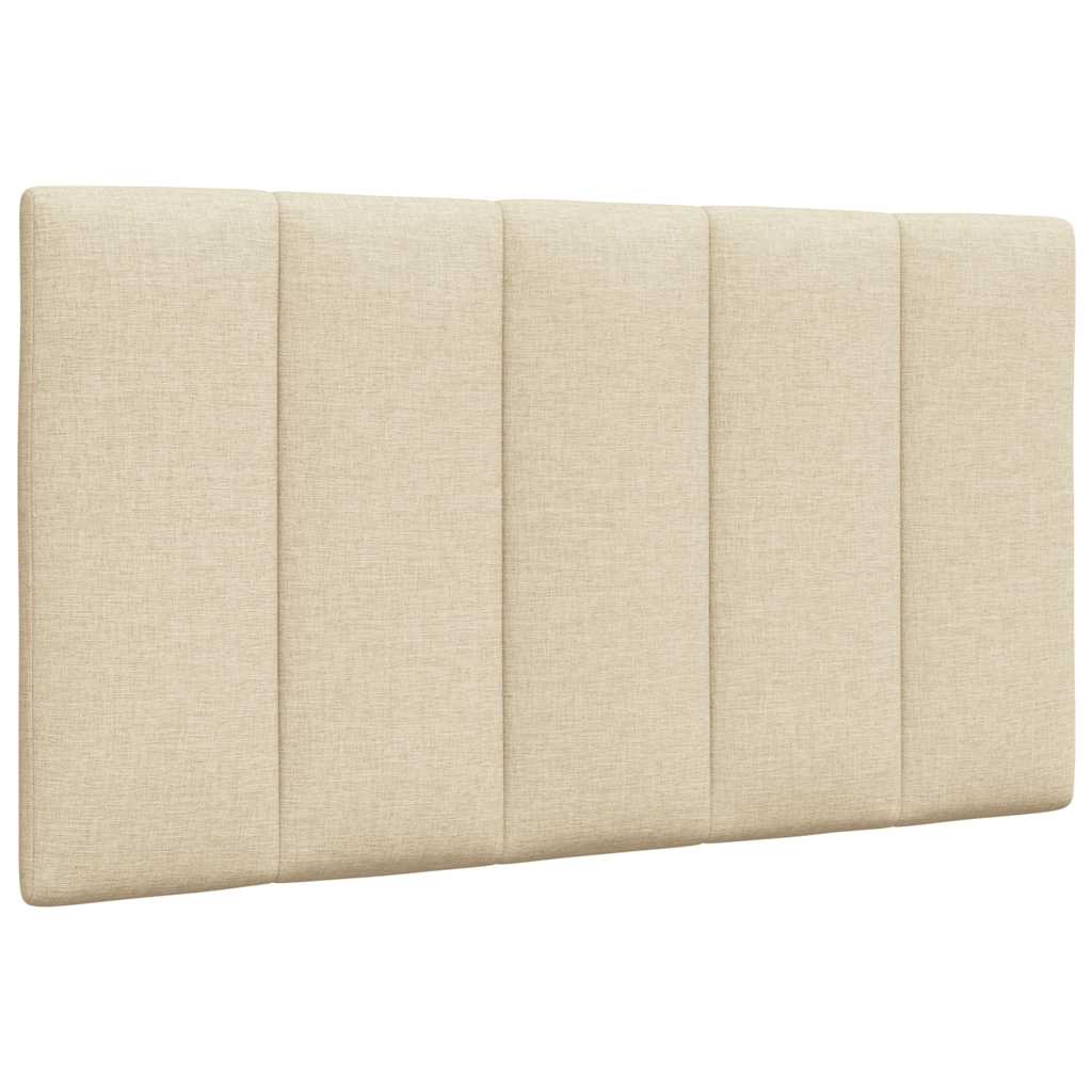 vidaXL Cadru de pat fără saltea cremă 90x200 cm țesătură