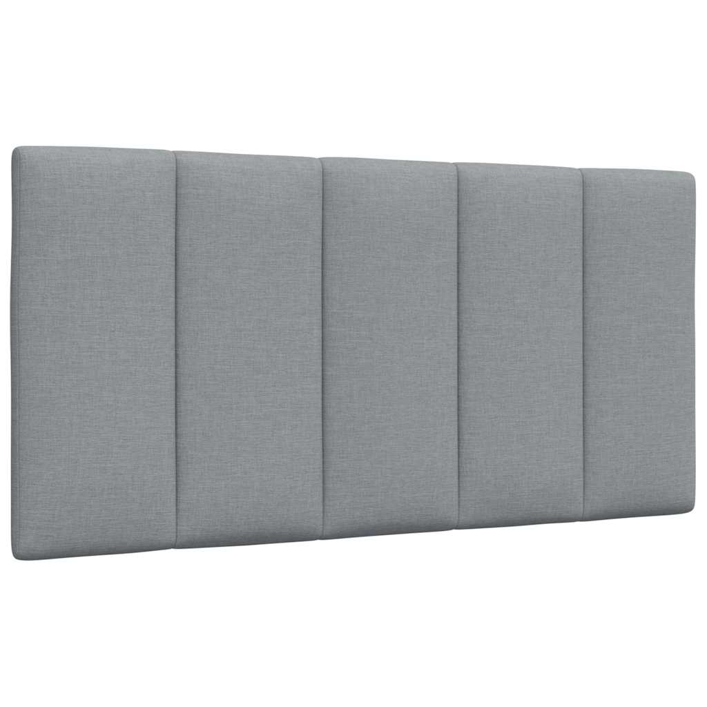 vidaXL Cadru de pat fără saltea, gri deschis, 100x200 cm, textil
