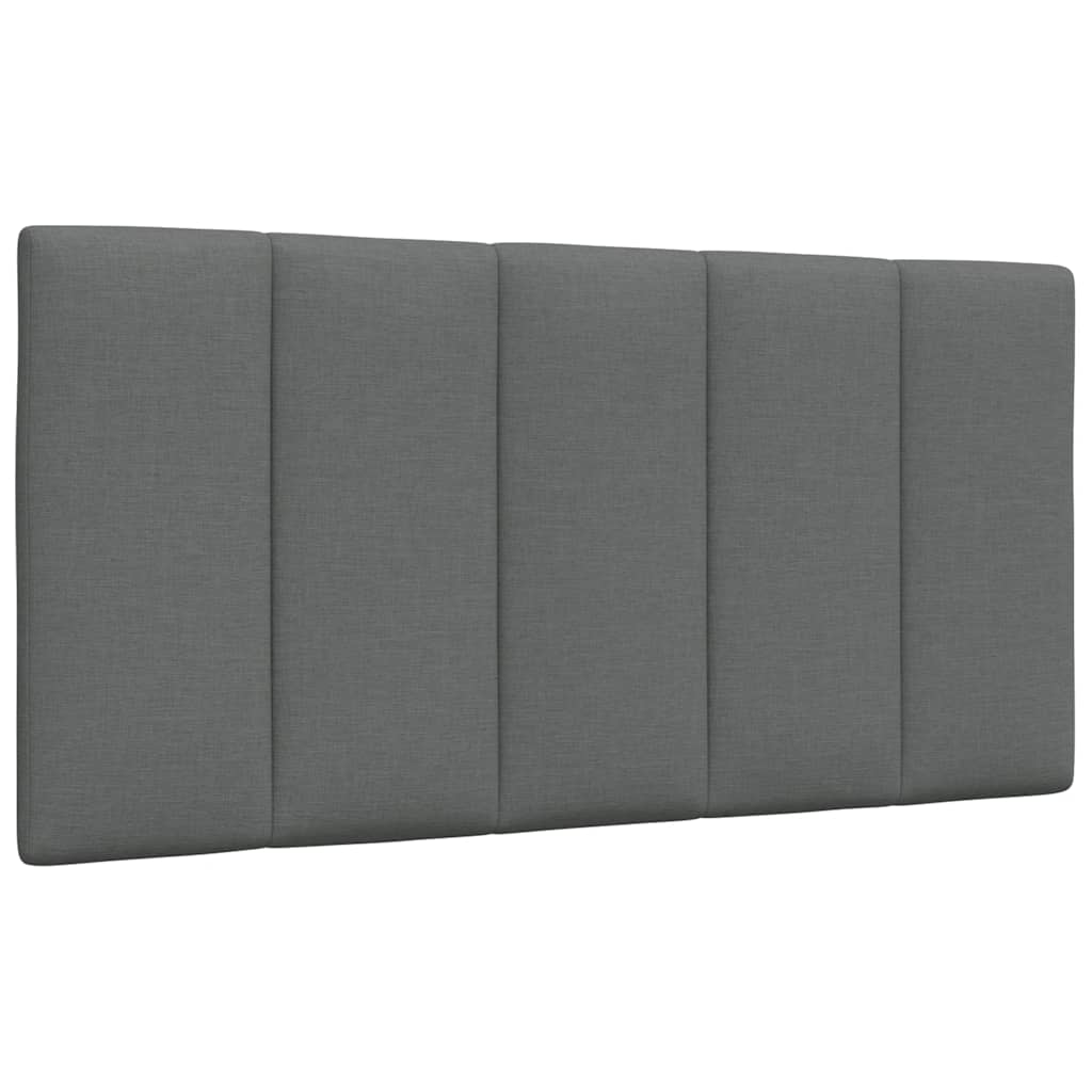 vidaXL Cadru de pat fără saltea, gri închis, 100x200 cm, textil