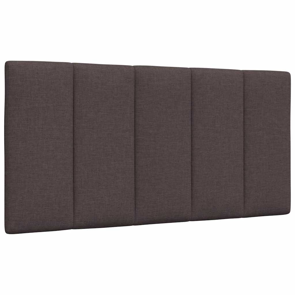 vidaXL Cadru de pat fără saltea, maro închis, 100x200 cm, textil vidaXL Cadru de pat fără saltea, maro închis, 100x200 cm, textil