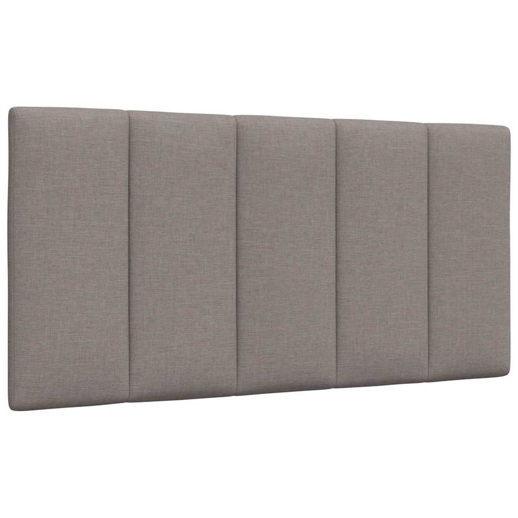 vidaXL Cadru de pat fără saltea, gri taupe, 100x200 cm, textil vidaXL Cadru de pat fără saltea, gri taupe, 100x200 cm, textil