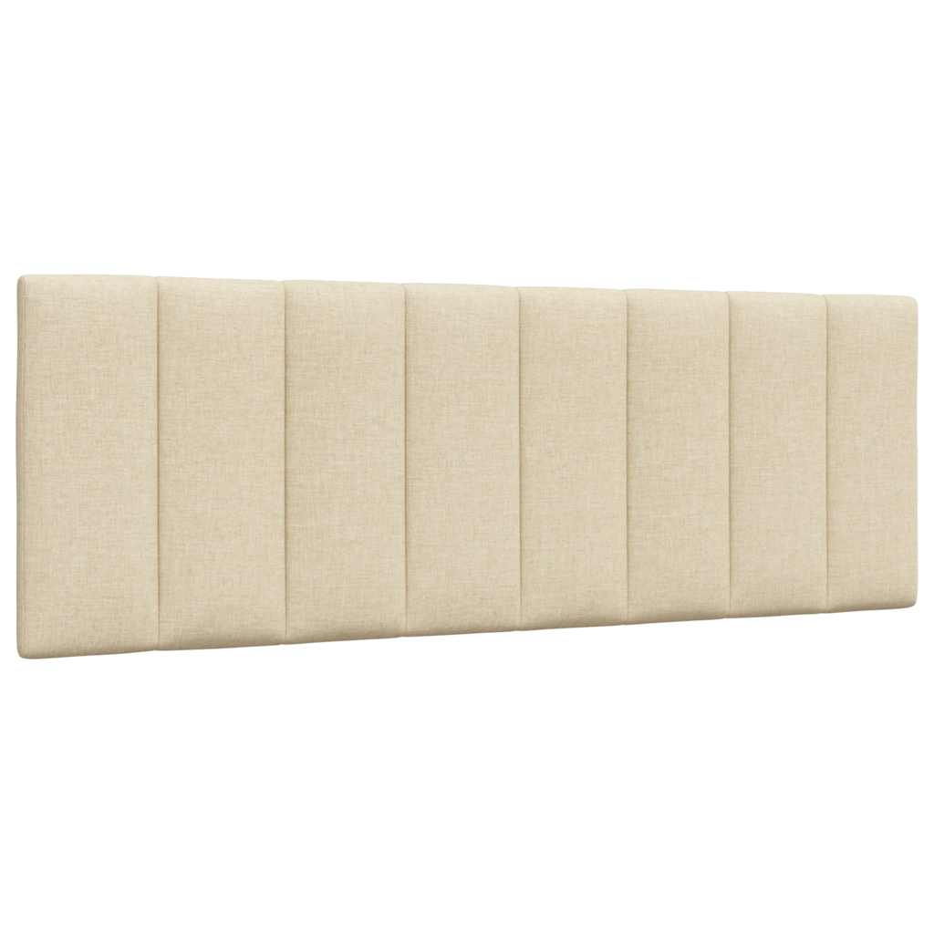 vidaXL Cadru de pat fără saltea, crem, 120x200 cm, textil