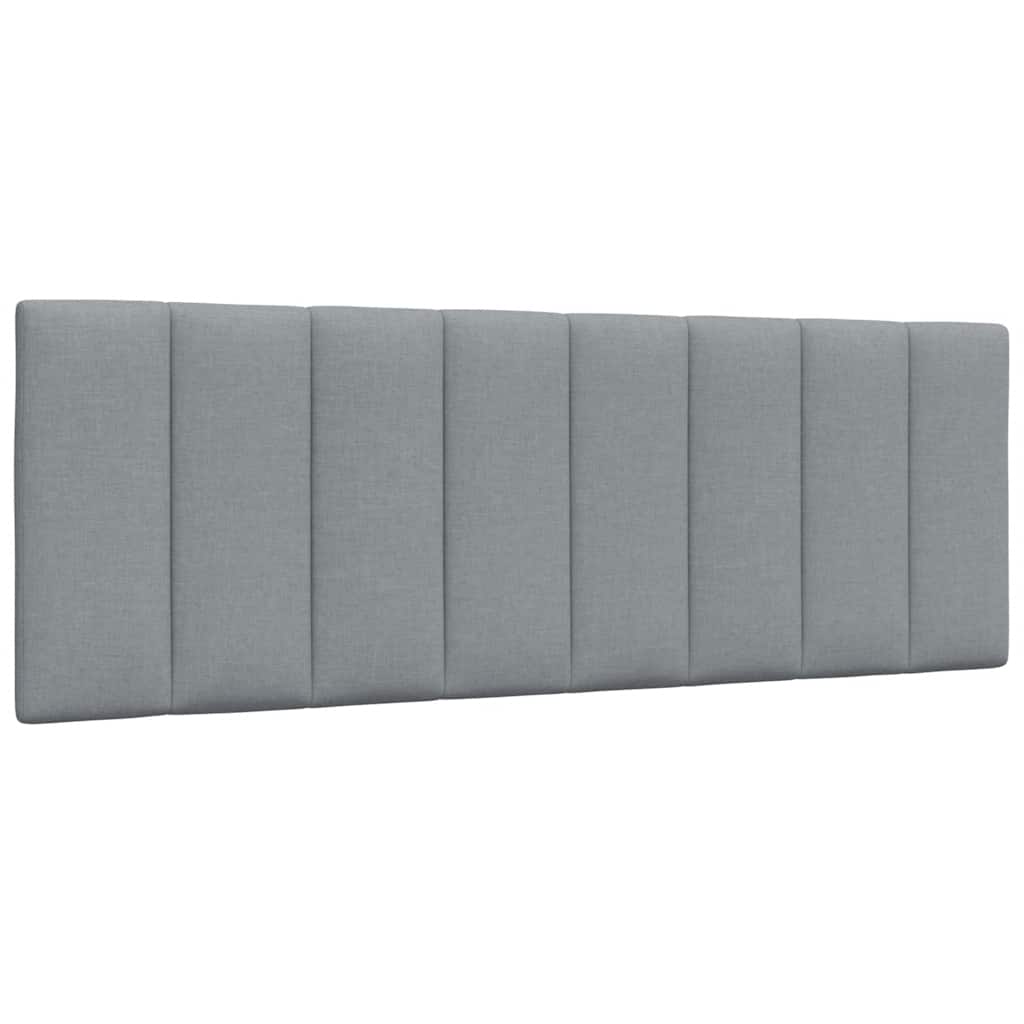 vidaXL Cadru de pat fără saltea, gri deschis, 140x200 cm, textil