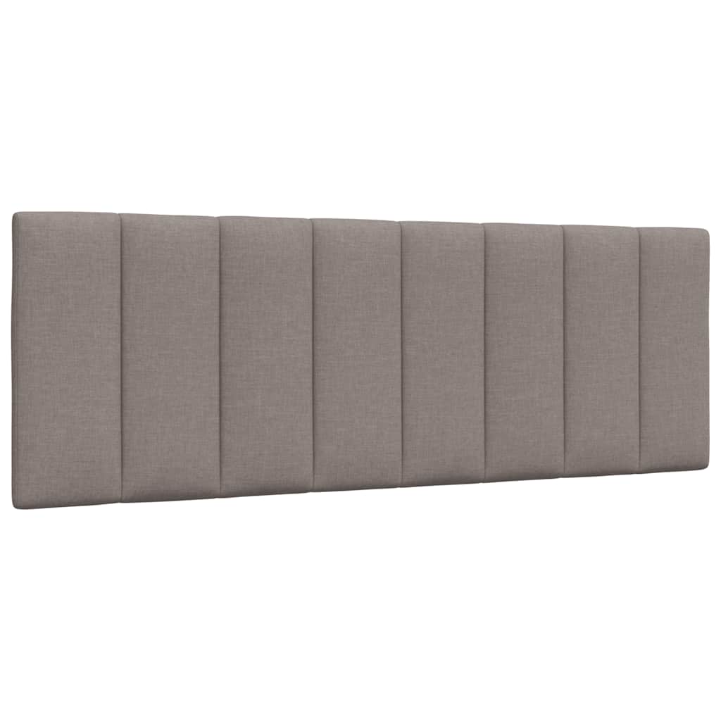 vidaXL Cadru de pat fără saltea, gri taupe, 140x200 cm, textil vidaXL Cadru de pat fără saltea, gri taupe, 140x200 cm, textil