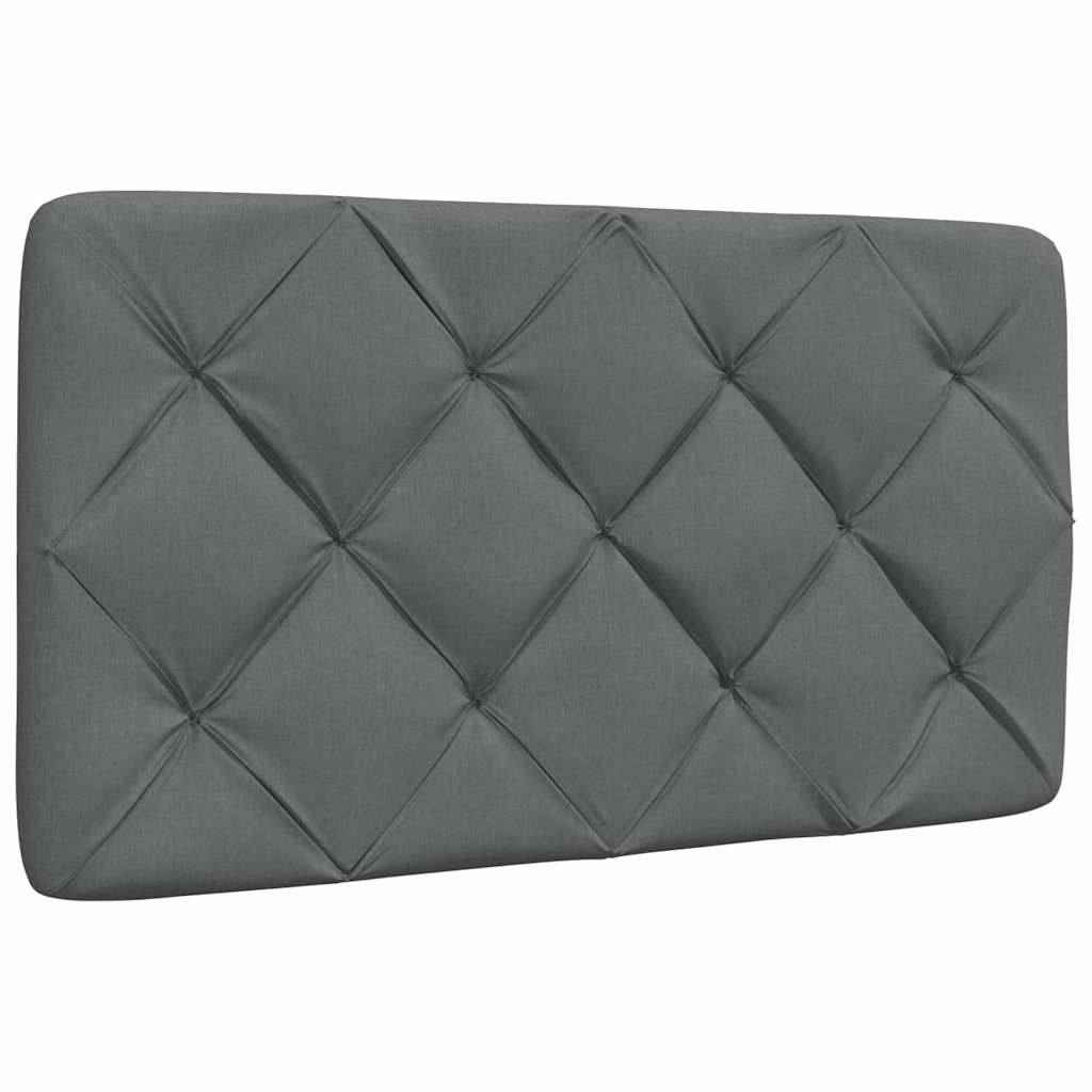 vidaXL Cadru de pat fără saltea, gri închis, 80x200 cm, textil