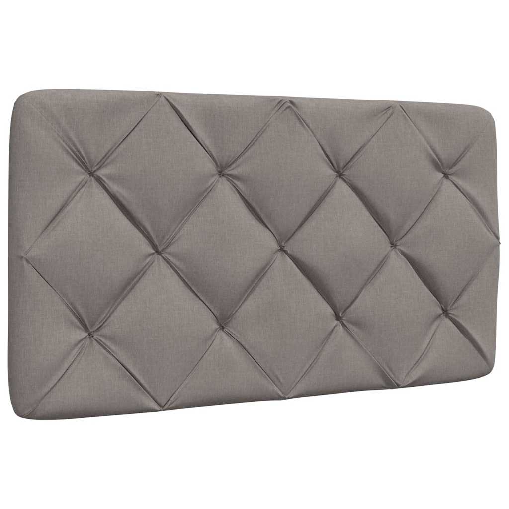 vidaXL Cadru de pat fără saltea Taupe 80x200 cm țesătură