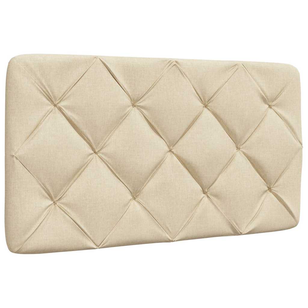 vidaXL Cadru de pat fără saltea cremă 80x200 cm țesătură