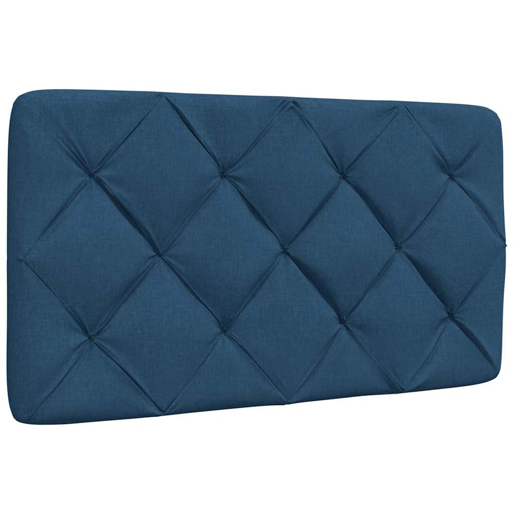 vidaXL Cadru de pat fără saltea țesătură albastră 80x200 cm