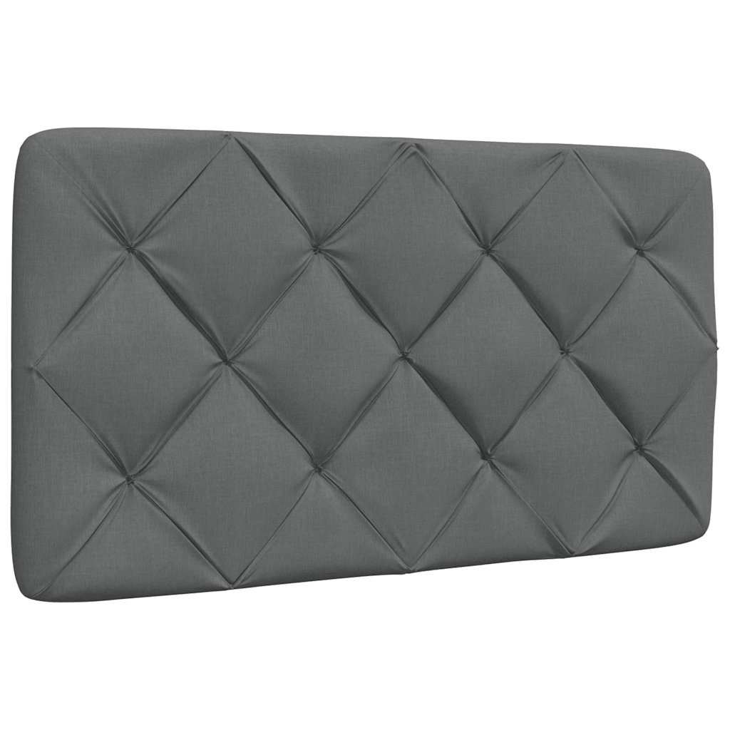 vidaXL Cadru de pat fără saltea, gri închis, 90x190 cm, textil vidaXL Cadru de pat fără saltea, gri închis, 90x190 cm, textil