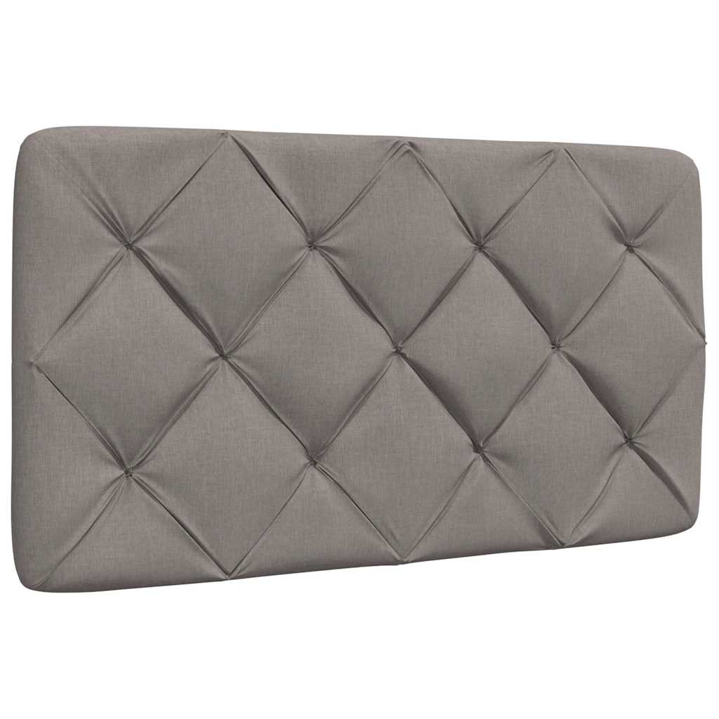 vidaXL Cadru de pat fără saltea Taupe 90x190 cm Stofa