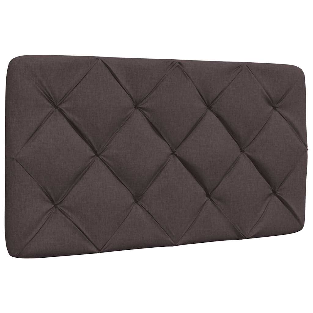 vidaXL Cadru de pat fără saltea, maro închis, 90x200 cm, textil