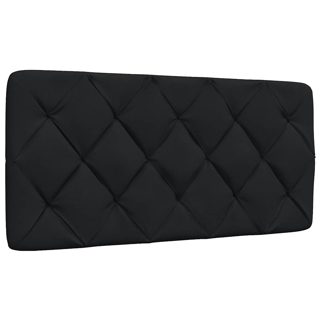vidaXL Cadru de pat fără saltea, negru, 100x200 cm, textil