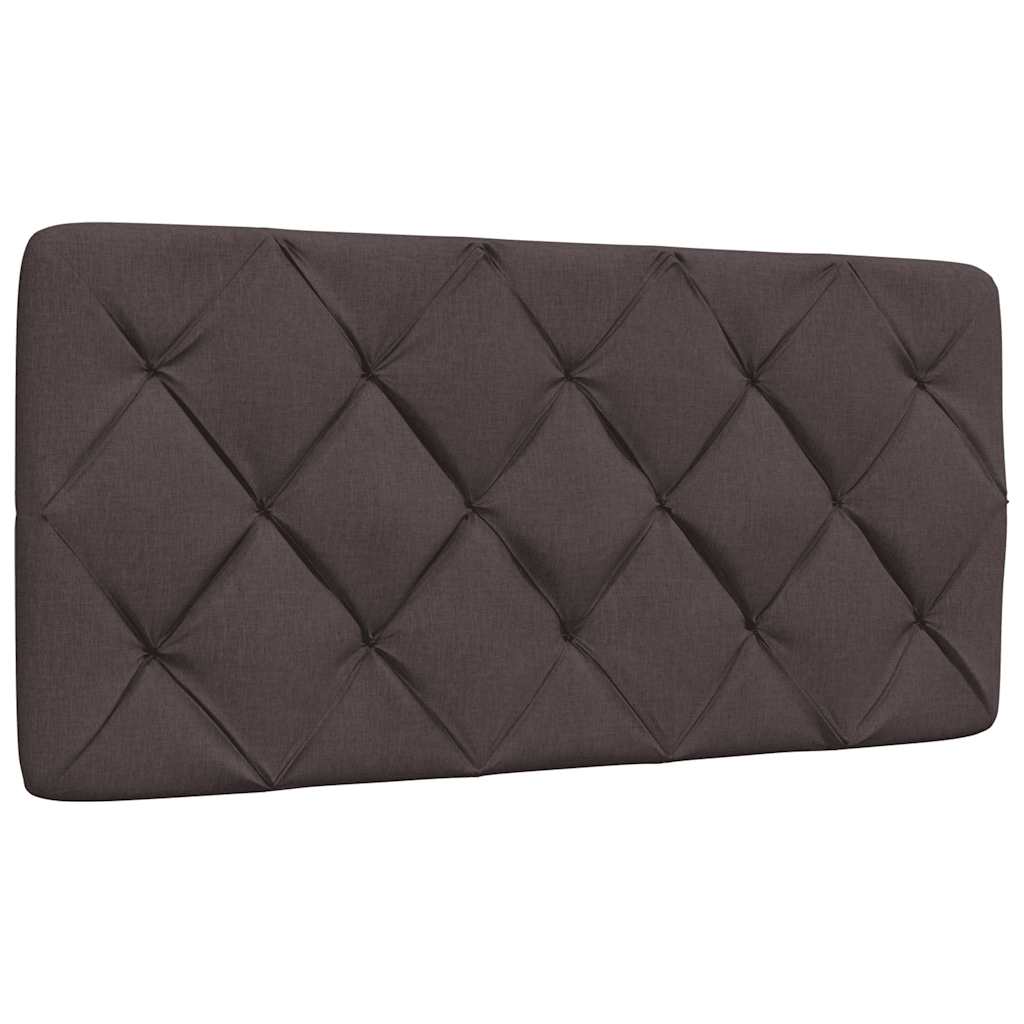 vidaXL Cadru de pat fără saltea, maro închis, 100x200 cm, textil vidaXL Cadru de pat fără saltea, maro închis, 100x200 cm, textil