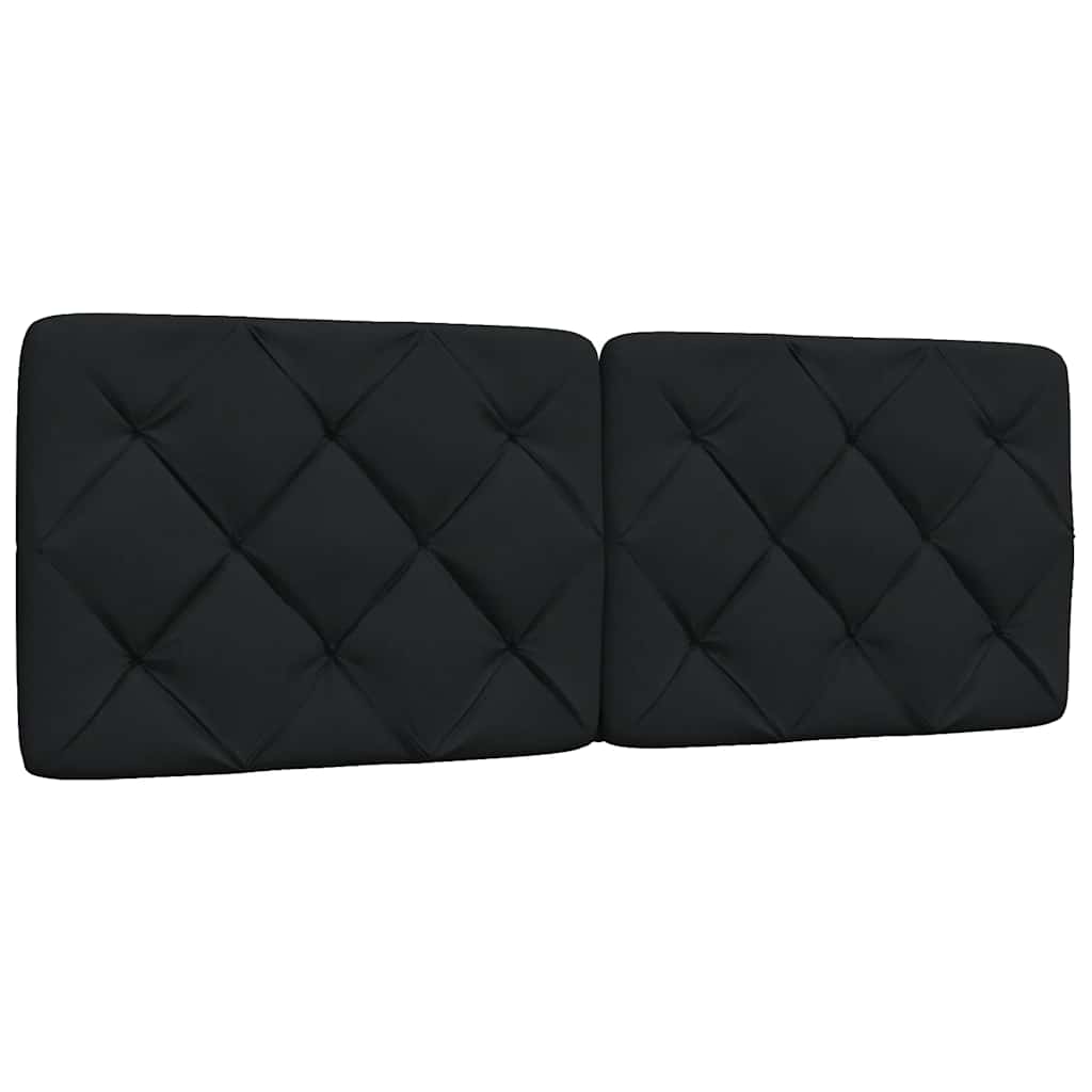 vidaXL Cadru de pat fără saltea, negru, 120x200 cm, textil