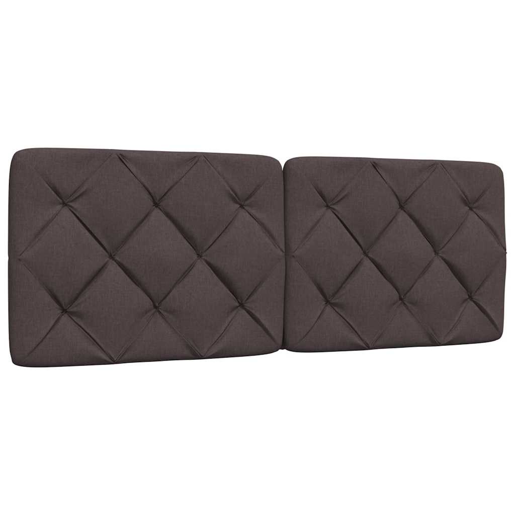 vidaXL Cadru de pat fără saltea, maro închis, 140x200 cm, textil vidaXL Cadru de pat fără saltea, maro închis, 140x200 cm, textil
